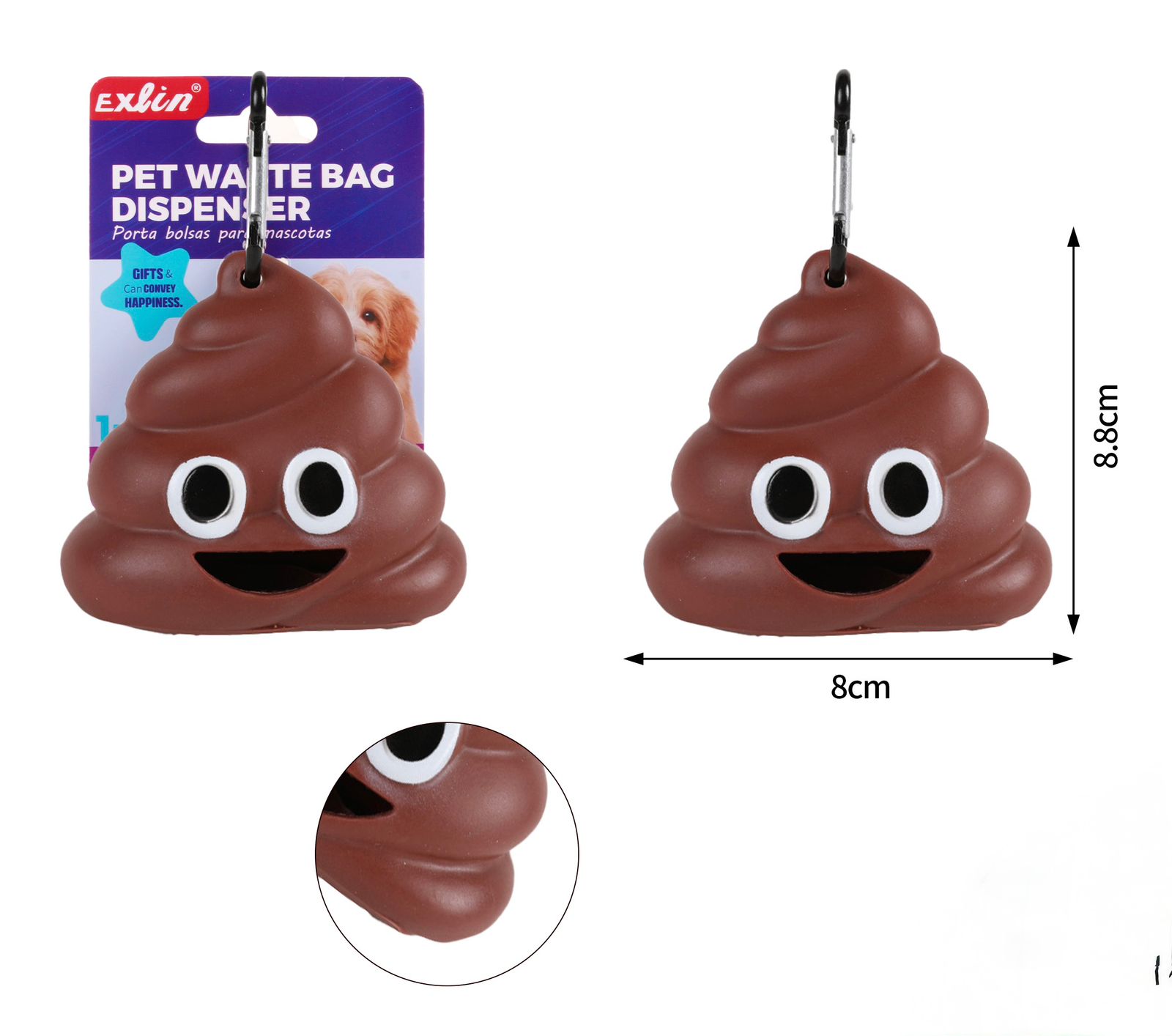Porta Bolsas Emoji Exlin