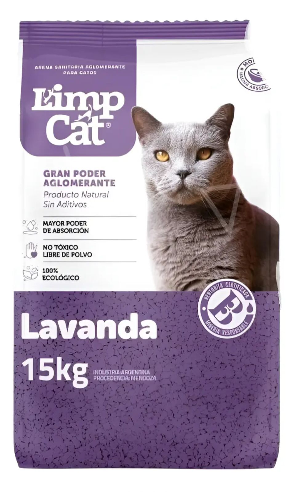 LimpCat Lavanda 15kg