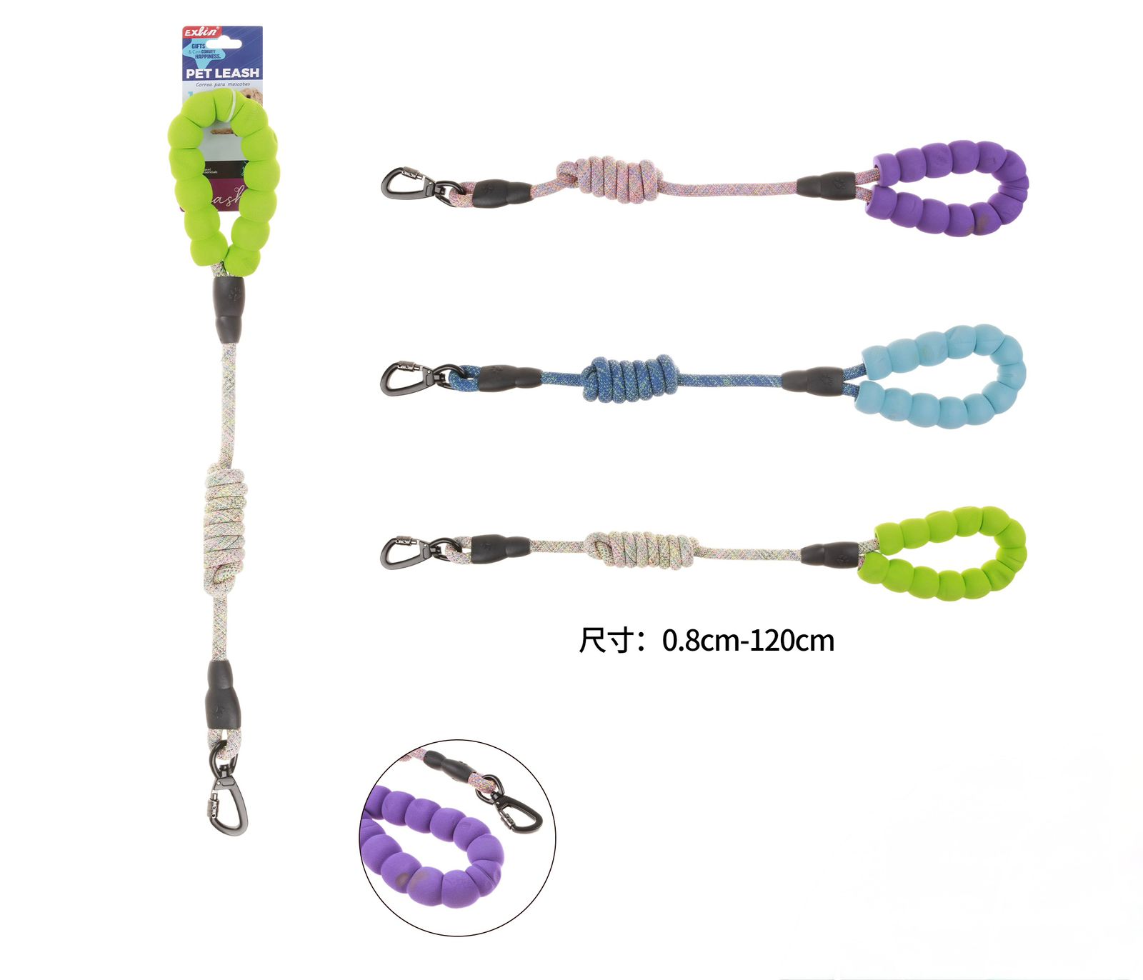 Correa Nylon Colores Exlin