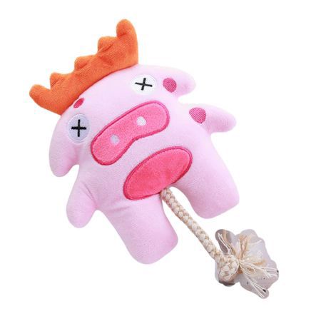 Peluche Rosa con Tirador